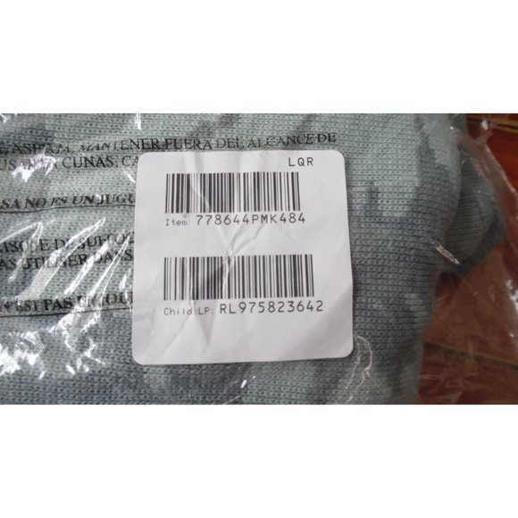 MarlaWynne Jacquard Knit Drama Topper 778-644 Sea Mist Combo Size 1X - Picture 4 of 6